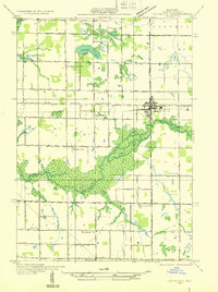 Ludington NE topographic map thumbnail