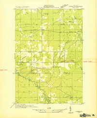 Luther NW topographic map thumbnail