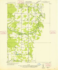 Luther SE topographic map thumbnail