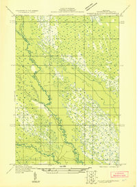 Manistique River NW topographic map thumbnail