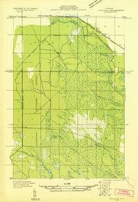 Munising SE topographic map thumbnail