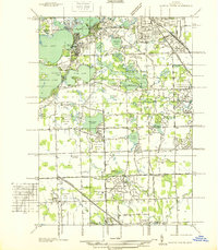 Pontiac South 1936 topographic map thumbnail