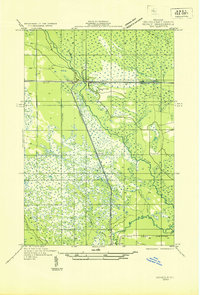 Seney SW topographic map thumbnail
