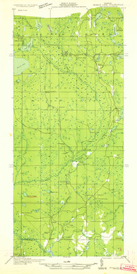 Skeels Lake NW and SW topographic map thumbnail