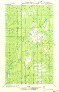 Skeels Lake SE topographic map thumbnail