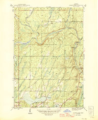 Sunset Lake 1946 topographic map thumbnail