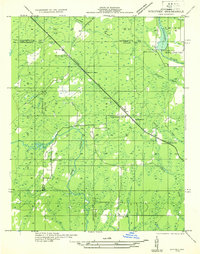 Whitney NE 1932 topographic map thumbnail