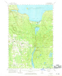 Au Train 1958 topographic map thumbnail