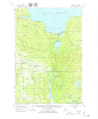 Au Train 1958 topographic map thumbnail