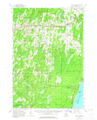 Bark River 1963 topographic map thumbnail