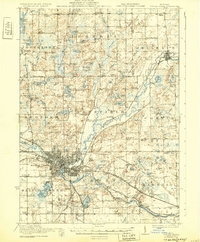 Battle Creek 1918 topographic map thumbnail