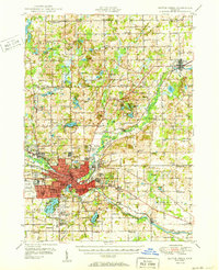 Battle Creek 1950 topographic map thumbnail
