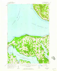 Bayshore 1958 topographic map thumbnail