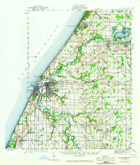 Benton Harbor 1927 topographic map thumbnail