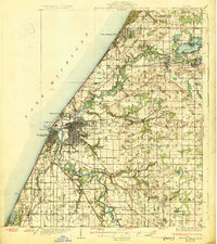 Benton Harbor 1930 topographic map thumbnail