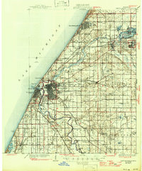 Benton Harbor 1930 topographic map thumbnail
