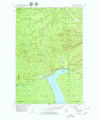 Bergland 1956 topographic map thumbnail