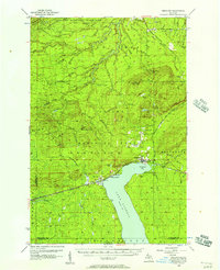 Bergland 1956 topographic map thumbnail
