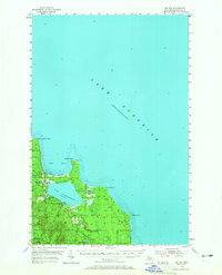 Big Bay 1954 topographic map thumbnail