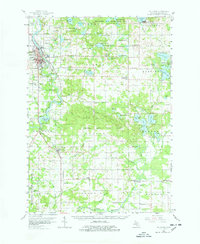 Big Rapids 1958 topographic map thumbnail