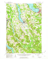 Boyne City 1961 topographic map thumbnail