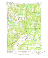 Boyne Falls 1961 topographic map thumbnail
