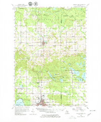 Cadillac North 1956 topographic map thumbnail