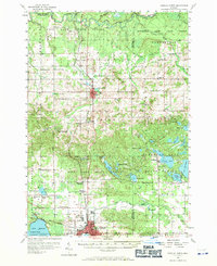 Cadillac North 1956 topographic map thumbnail