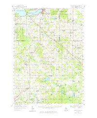 Cadillac South 1957 topographic map thumbnail