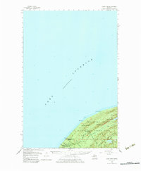 Carp River 1956 topographic map thumbnail