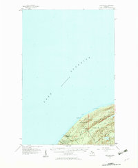 Carp River 1956 topographic map thumbnail