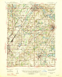Cassopolis topographic map thumbnail