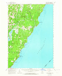 Cedar River 1963 topographic map thumbnail