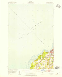 Charlevoix 1954 topographic map thumbnail