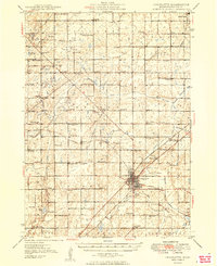Charlotte 1949 topographic map thumbnail