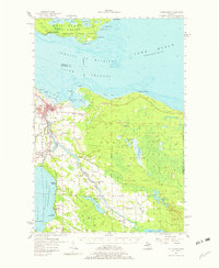Cheboygan 1957 topographic map thumbnail