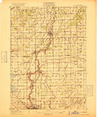 Chesaning 1917 topographic map thumbnail