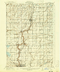 Chesaning 1917 topographic map thumbnail