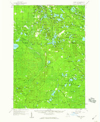 Corner Lake 1958 topographic map thumbnail