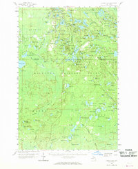 Corner Lake 1958 topographic map thumbnail