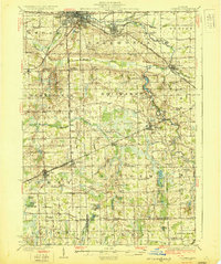 Corunna 1929 topographic map thumbnail