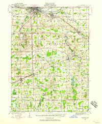Corunna 1926 topographic map thumbnail
