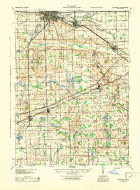 Corunna 1944 topographic map thumbnail