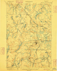 Crystal Falls 1899 topographic map thumbnail
