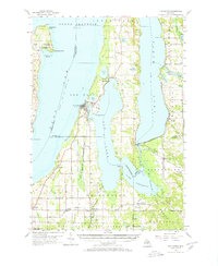 Elk Rapids 1957 topographic map thumbnail