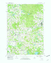 Evart 1959 topographic map thumbnail