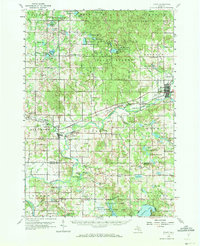 Evart 1959 topographic map preview