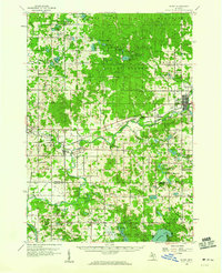Evart 1959 topographic map thumbnail