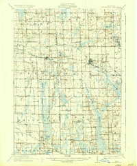 Fowlerville 1910 topographic map thumbnail