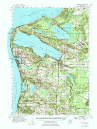 Frankfort 1956 topographic map thumbnail